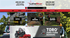 Desktop Screenshot of lonestaroutdoorpower.com
